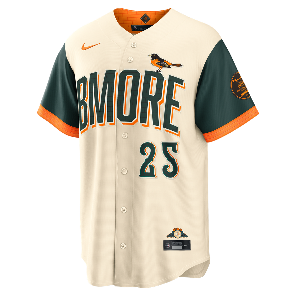 Baltimore Orioles Pete Alonso | Nike Cream 2026 City Connect Stadium Jersey
