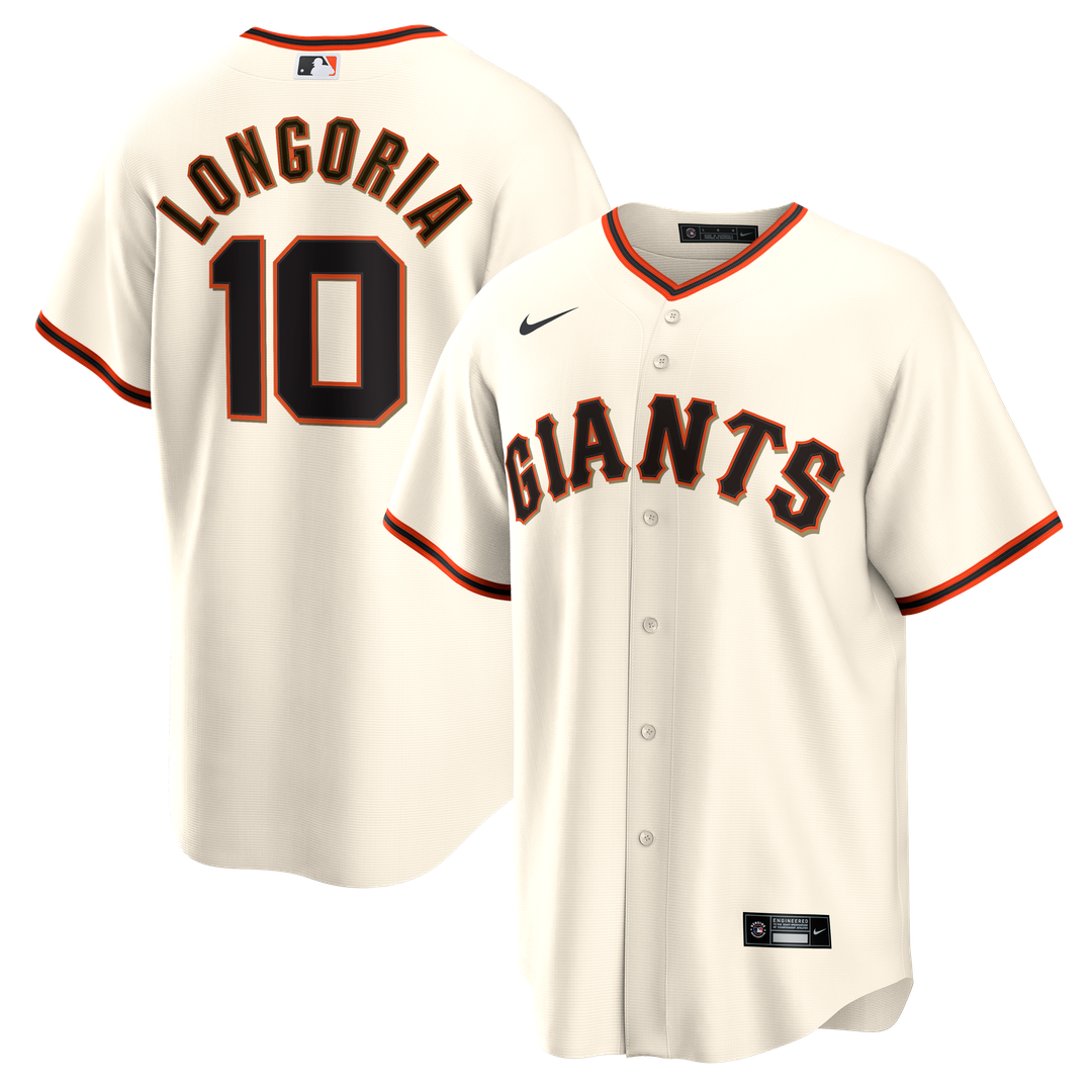 San Francisco Giants Evan Longoria | Nike Cream Home Retired Player Replica Jersey