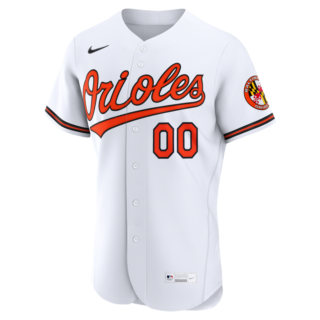 Baltimore Orioles | Nike White Home Authentic Custom Jersey