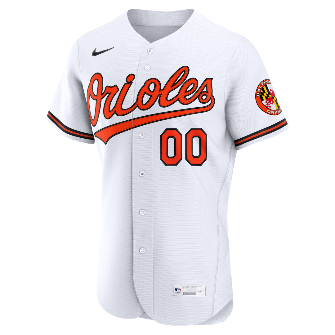 Baltimore Orioles | Nike White Home Authentic Custom Jersey