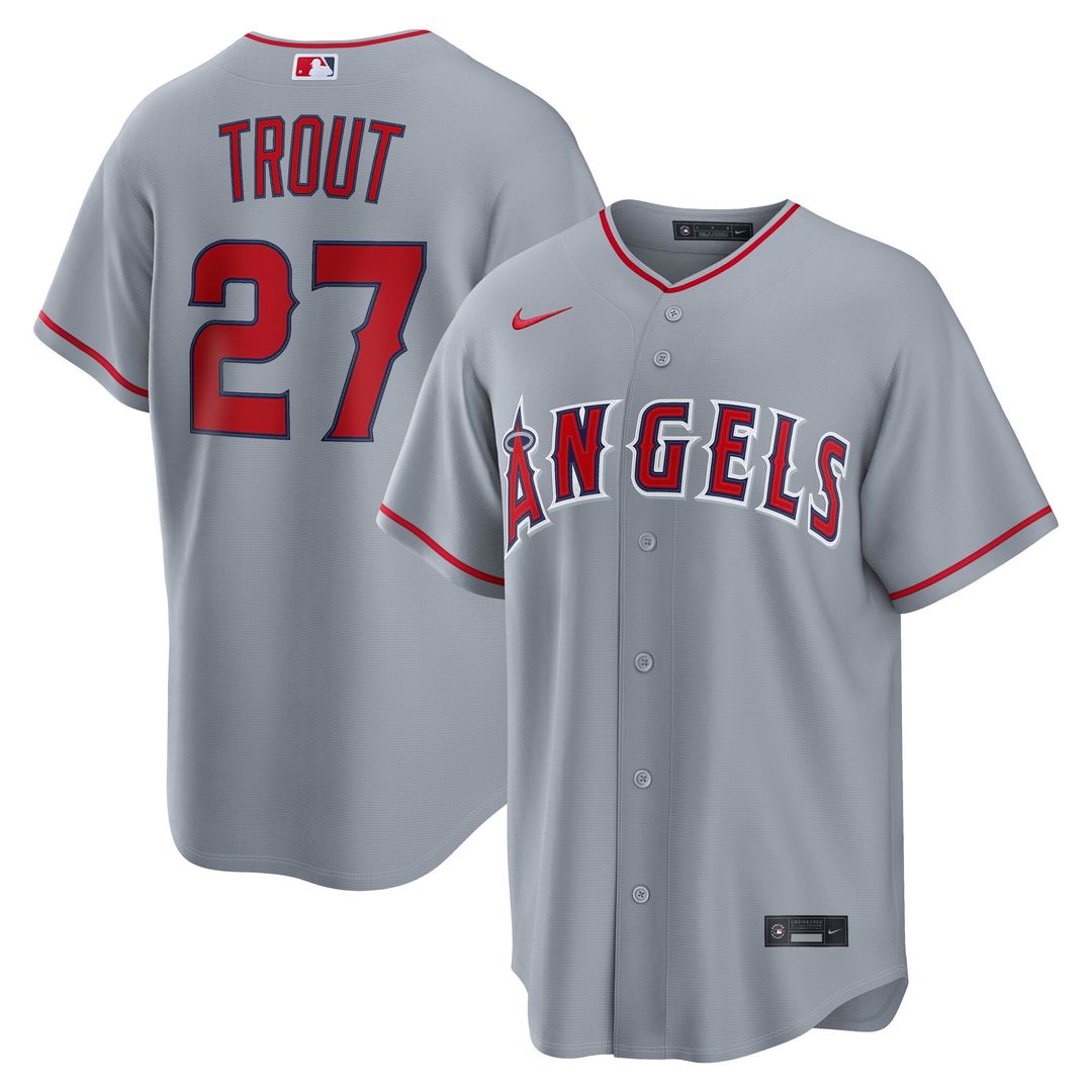 Los Angeles Angels Mike Trout | Nike White Alternate Replica Jersey