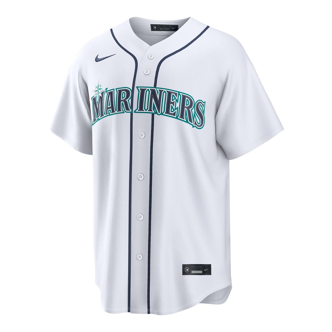 Seattle Mariners Bryce Miller | Nike White Home Replica Jersey