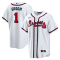 Atlanta Braves | Nike White #1 Groom Home Replica Jersey