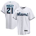 Miami Marlins Graham Pauley | Nike White Home Replica Jersey