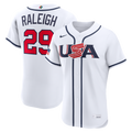 USA Baseball Cal Raleigh | Nike White 2026 World Baseball Classic Home Authentic Jersey