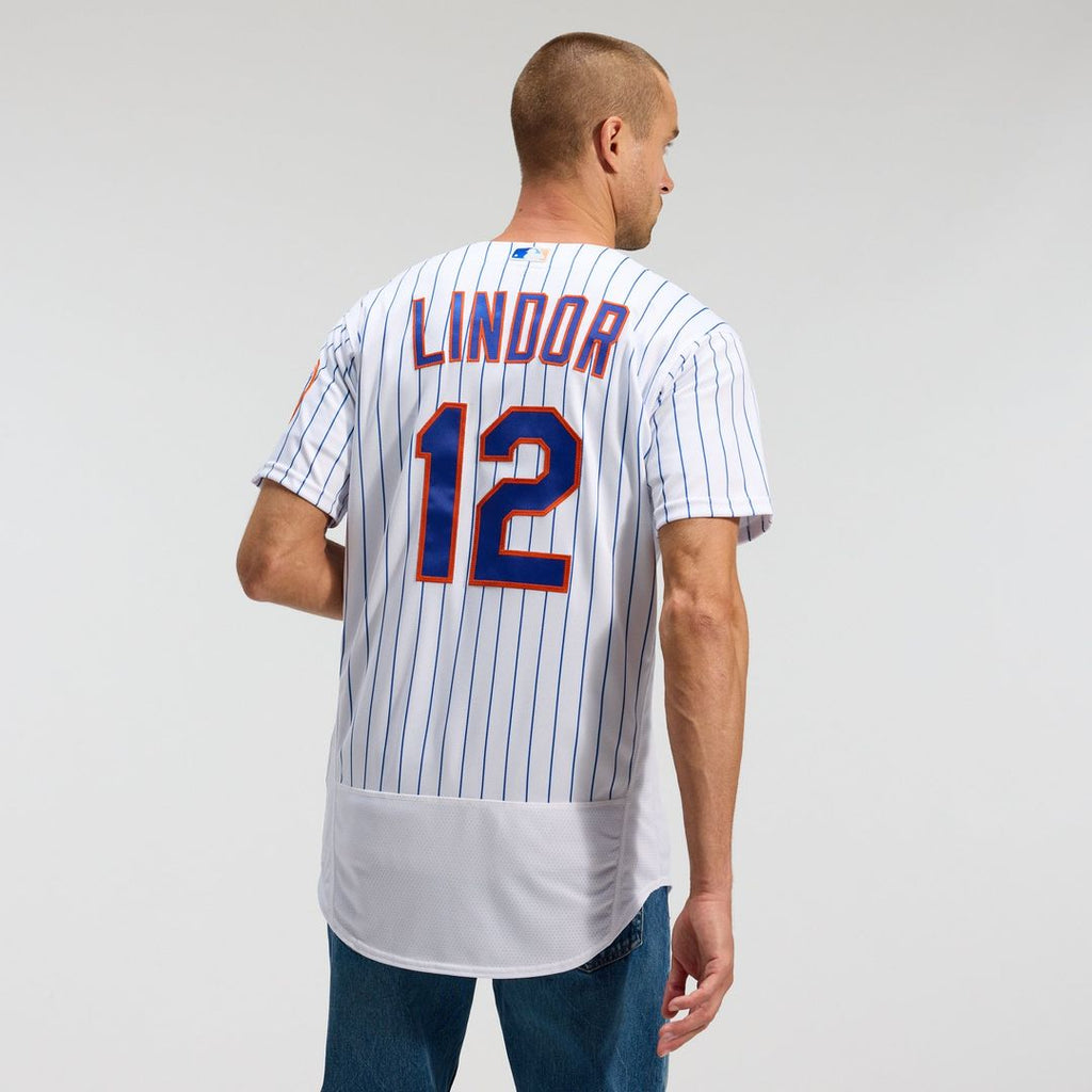 New York Mets Francisco Lindor | Nike White Home Authentic Player Jersey