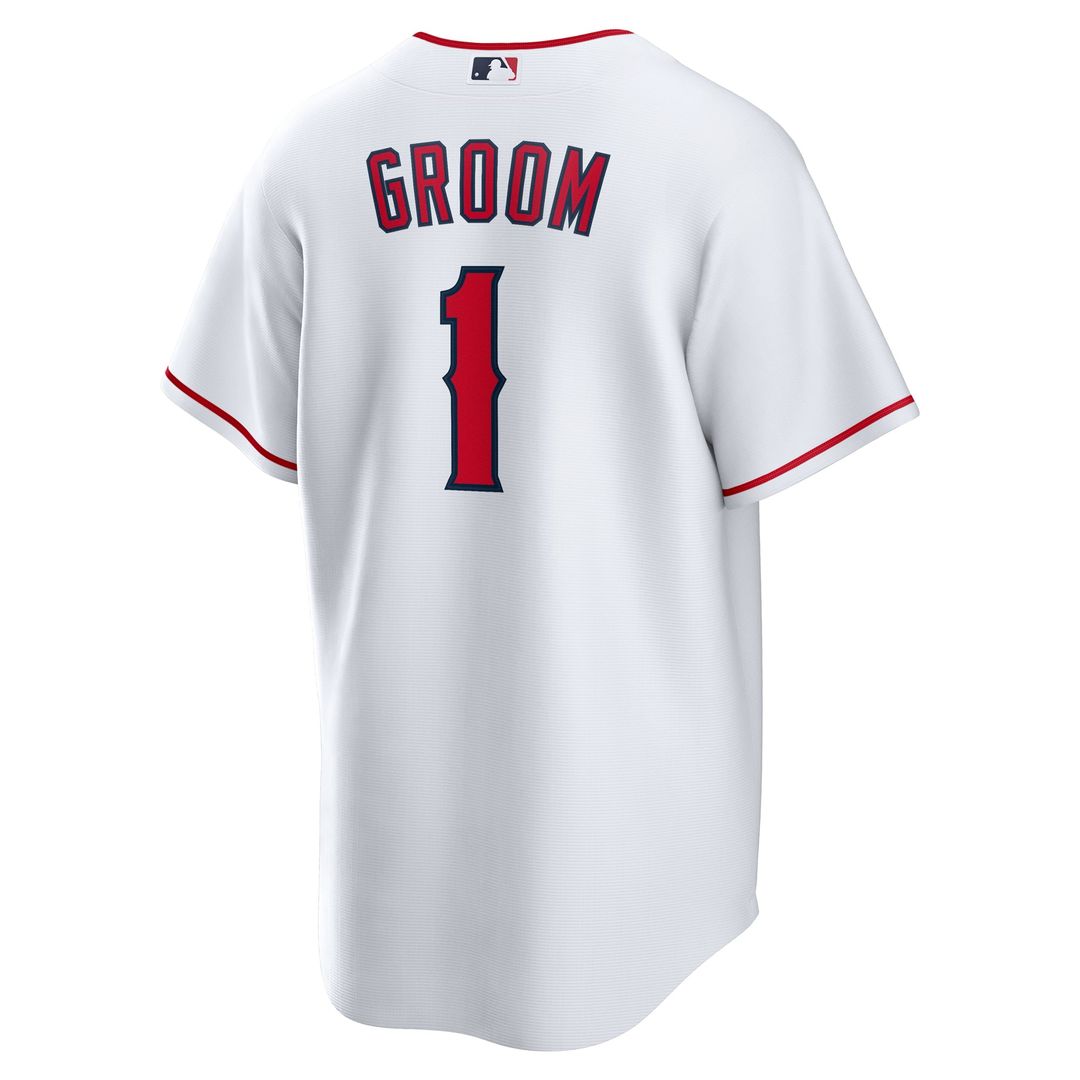Los Angeles Angels | Nike White #1 Groom Home Replica Jersey