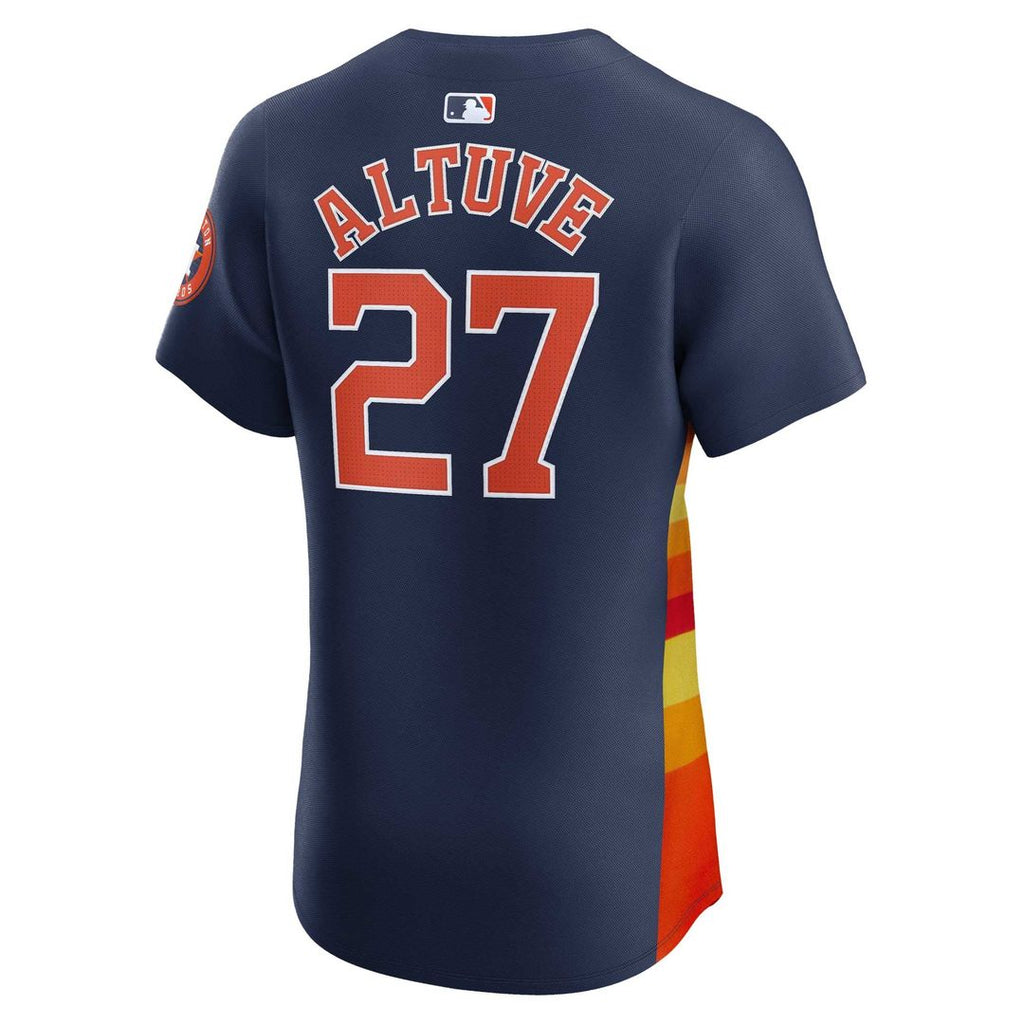 Houston Astros Jose Altuve | Nike Navy Alternate Elite Player Jersey