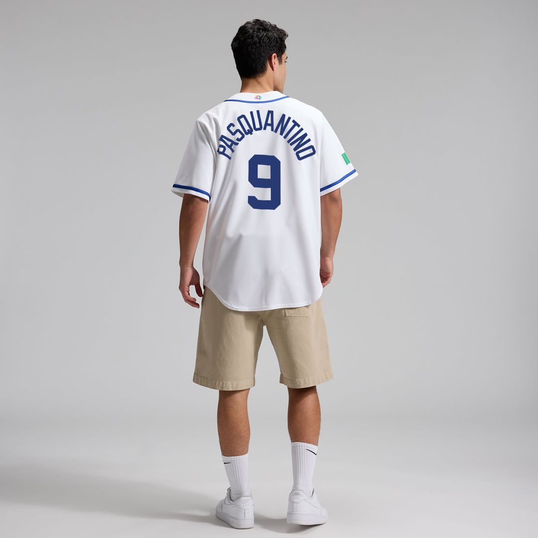 Italy Baseball Vinnie Pasquantino | Nike White 2026 World Baseball Classic Home Stadium Jersey