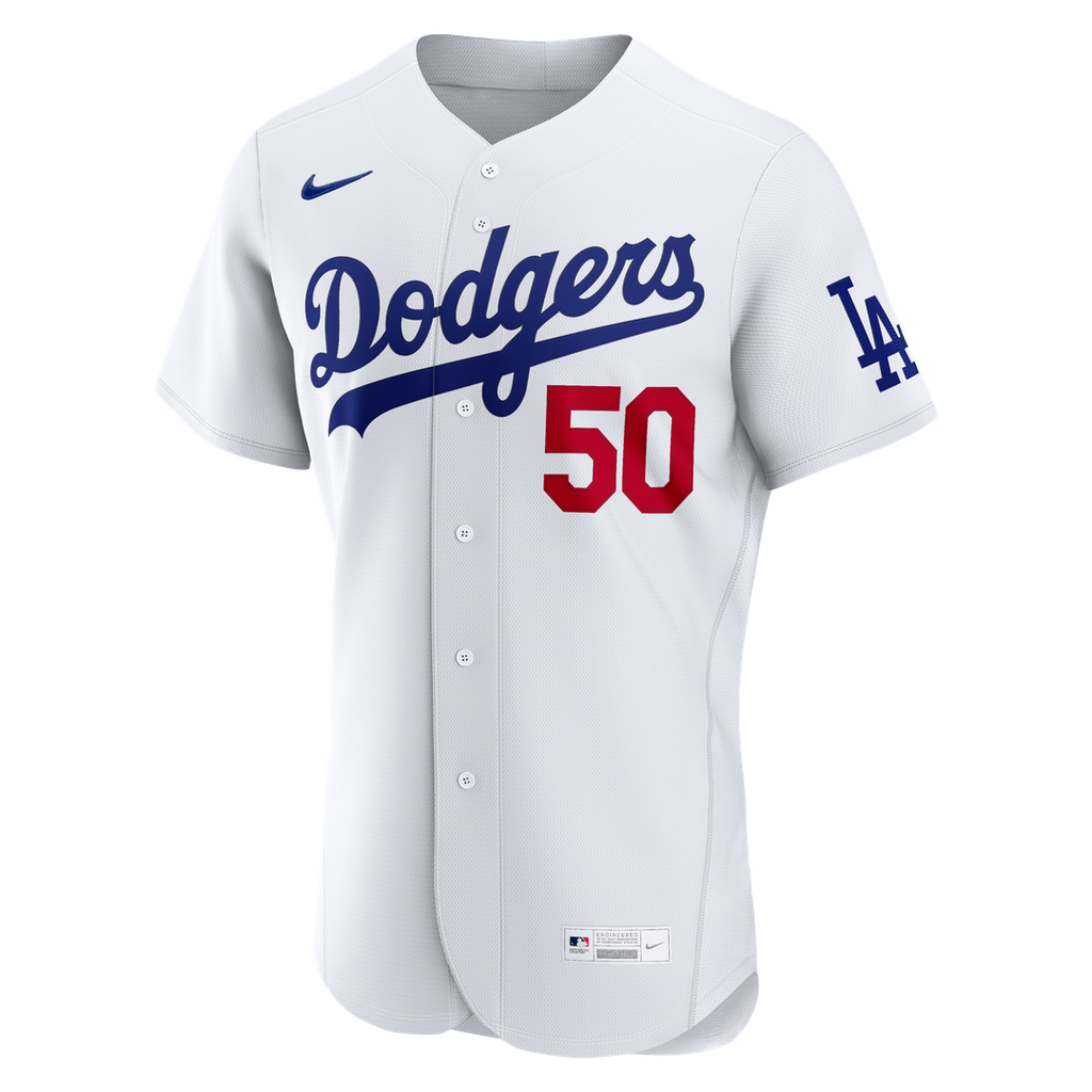 Los Angeles Dodgers Mookie Betts | Nike White Home Authentic Jersey