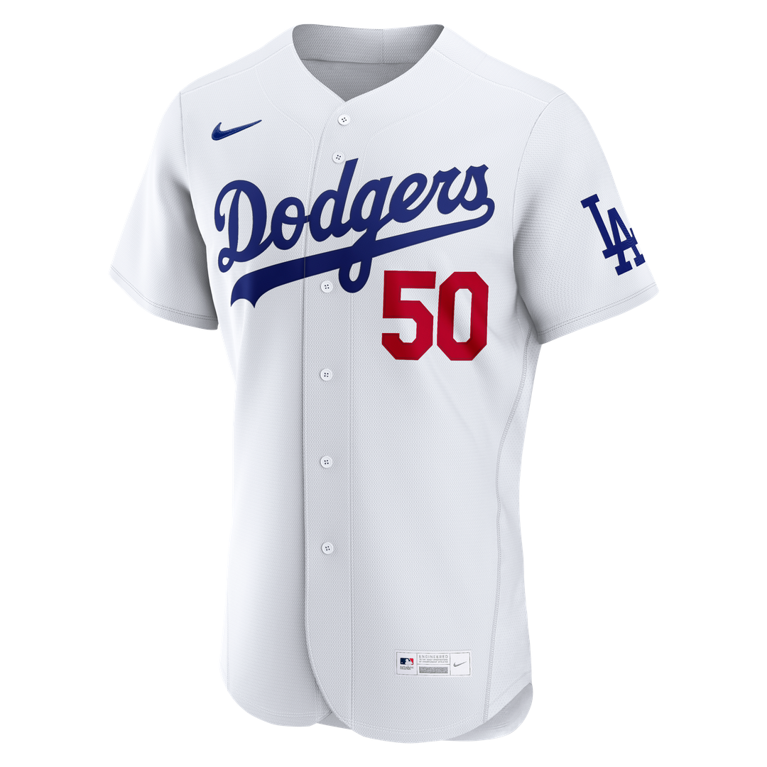 Los Angeles Dodgers Mookie Betts | Nike White Home Authentic Jersey