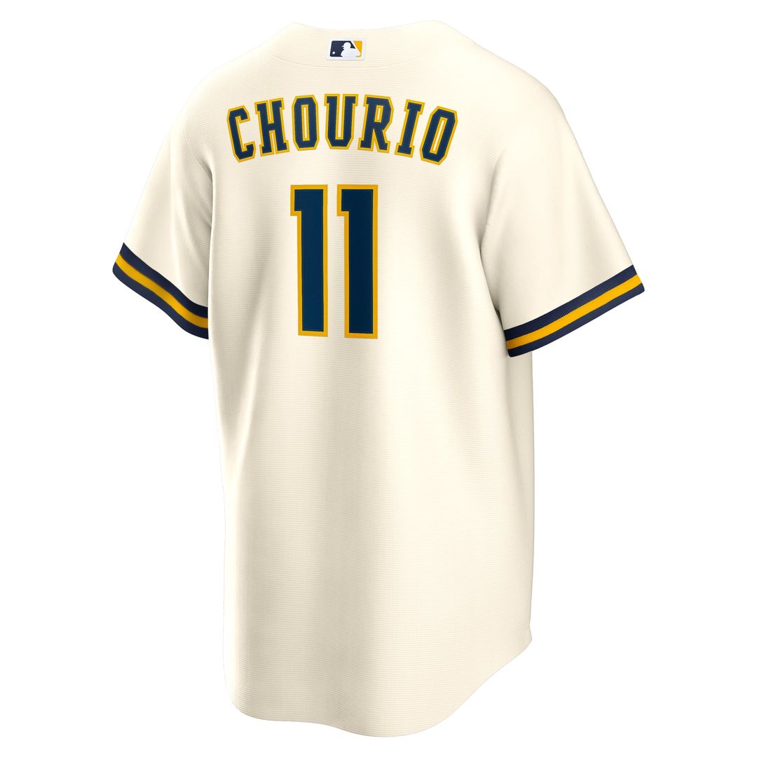 Milwaukee Brewers Jackson Chourio | Nike Cream Home Replica Jersey