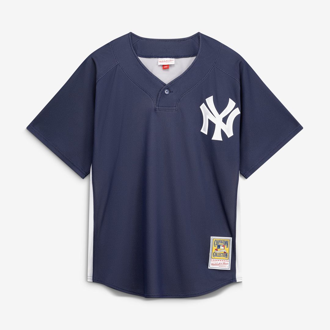New York Yankees Derek Jeter | Mitchell & Ness Navy Authentic Batting Practice Jersey