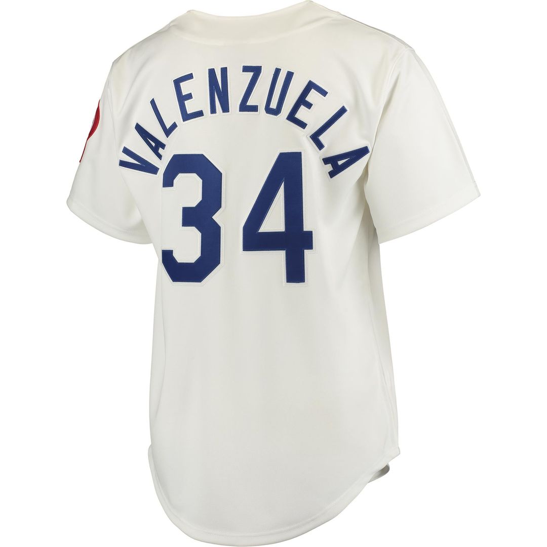 Los Angeles Dodgers Fernando Valenzuela | Mitchell & Ness Gray Authentic Jersey