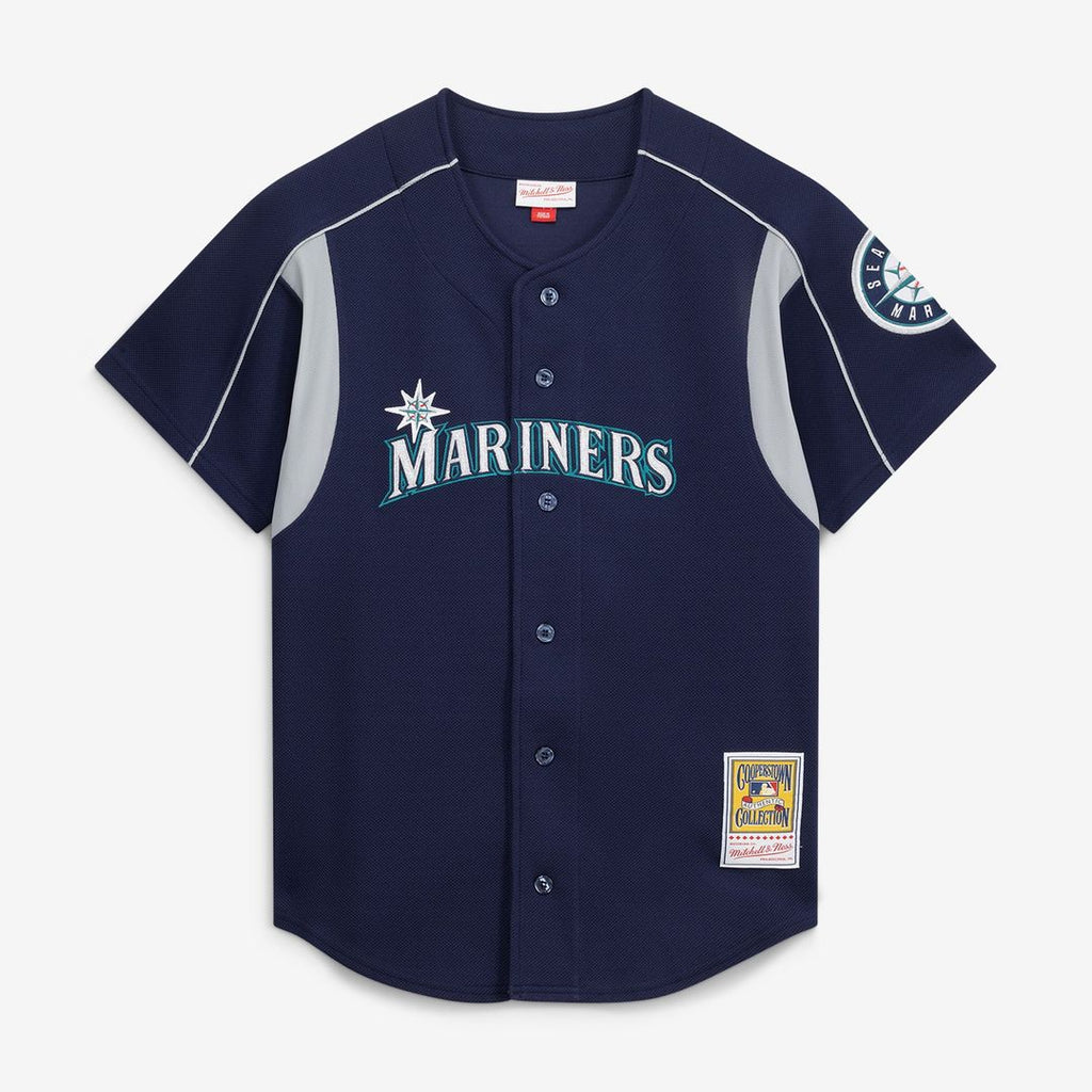 Seattle Mariners Felix Hernandez | Mitchell & Ness Navy Cooperstown Collection Batting Practice Jersey