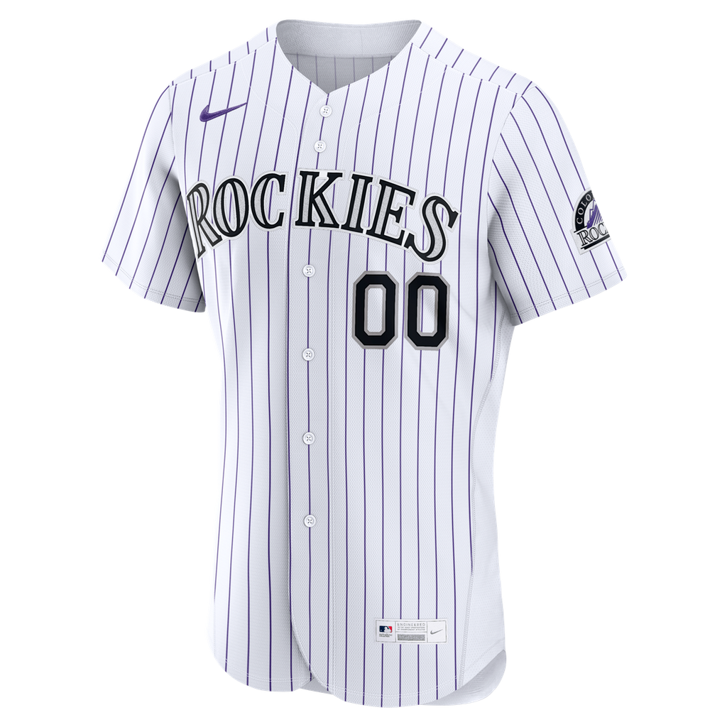 Colorado Rockies | Nike White Home Authentic Custom Jersey