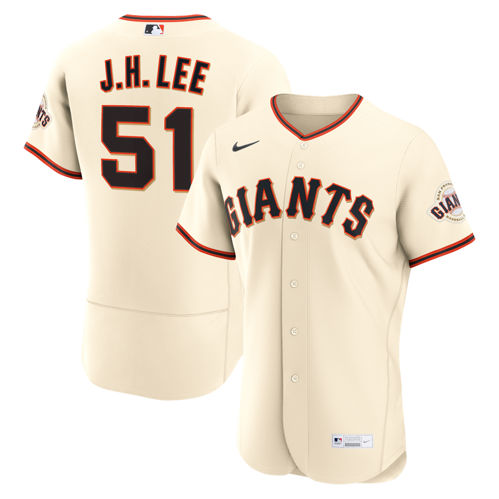 San Francisco Giants Jung Hoo Lee | Nike Cream Home Authentic Jersey