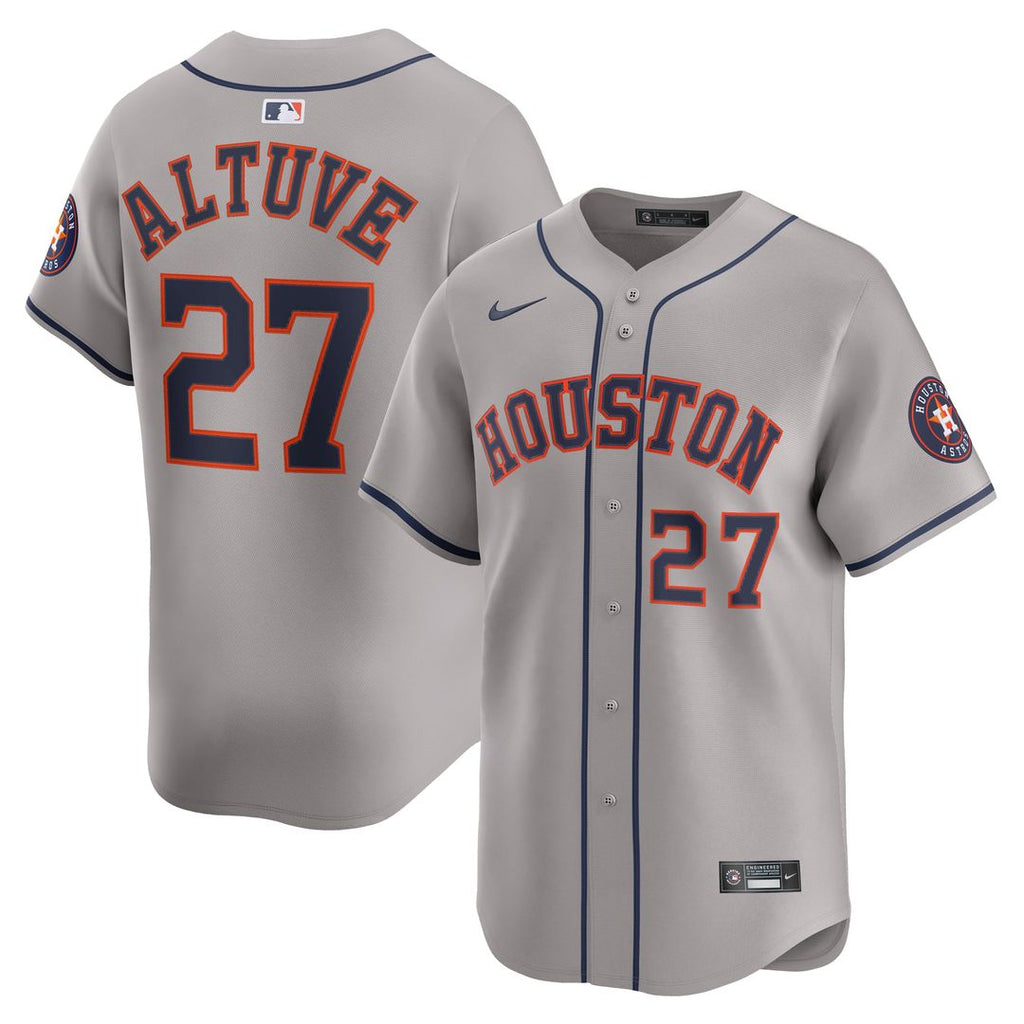 Houston Astros Jose Altuve | Nike Gray Road Limited Player Jersey