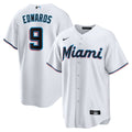 Miami Marlins Xavier Edwards | Nike White Home Replica Jersey