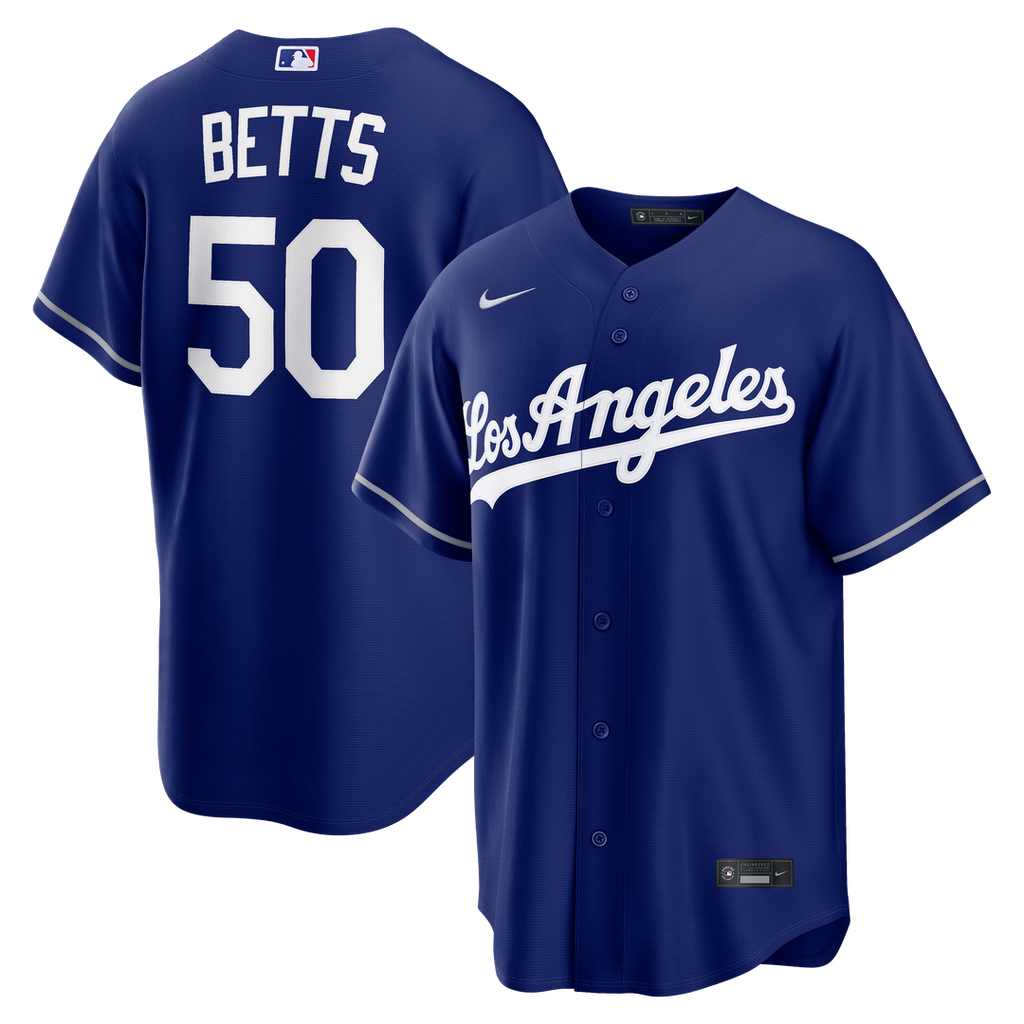 Los Angeles Dodgers Mookie Betts | Nike Royal Alternate Replica Jersey
