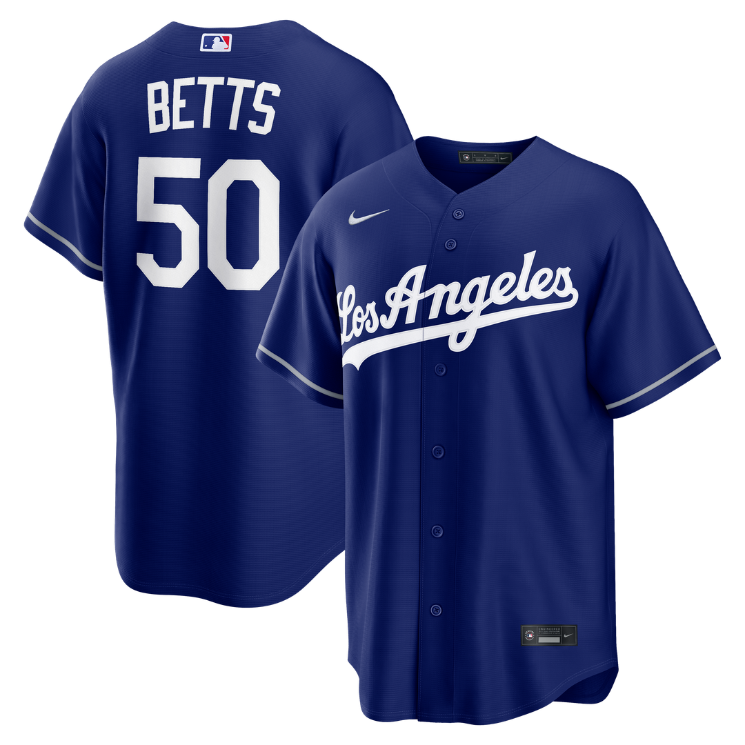 Los Angeles Dodgers Mookie Betts | Nike Royal Alternate Replica Jersey