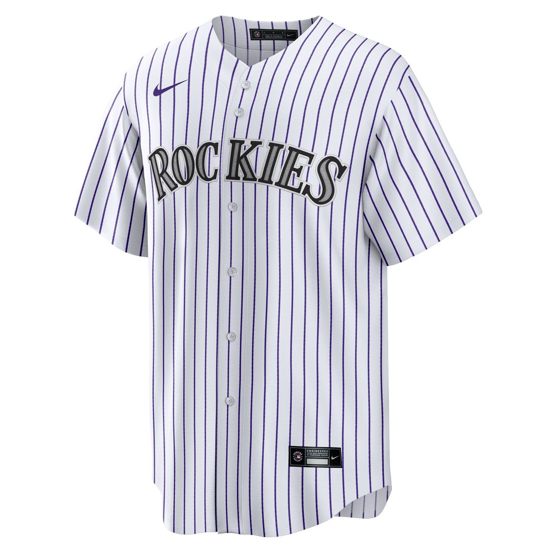 Colorado Rockies | Nike White #1 Groom Home Replica Jersey