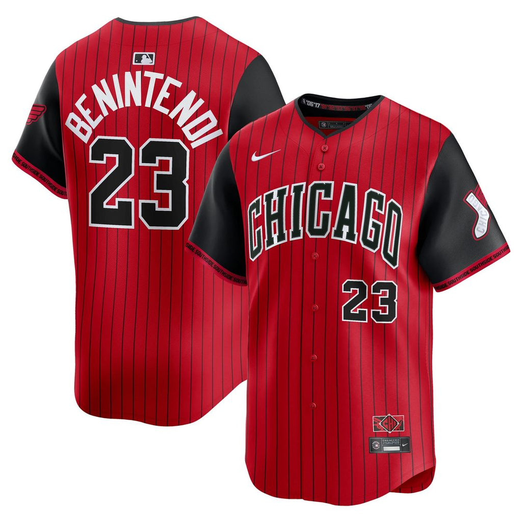 Chicago White Sox Andrew Benintendi | Nike Red/Black 2025 City Connect Limited Player Jersey