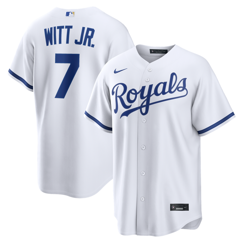 Kansas City Royals Bobby Witt Jr. | Nike White Home Replica Jersey