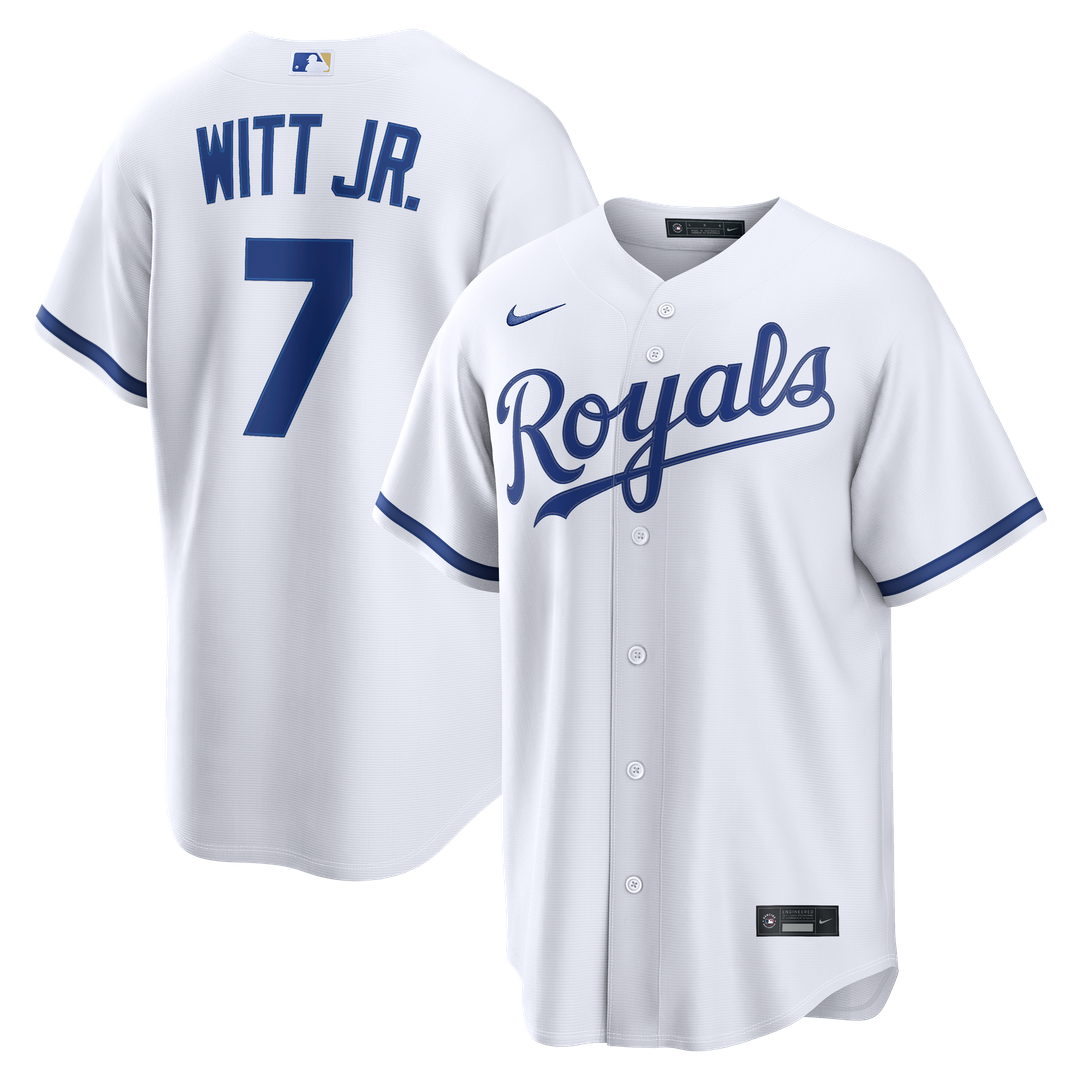 Kansas City Royals Bobby Witt Jr. | Nike White Home Replica Jersey