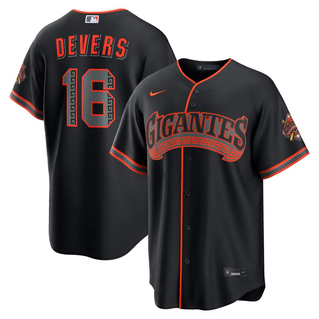 San Francisco Giants Rafael Devers | Nike Black Alternate Stadium Jersey