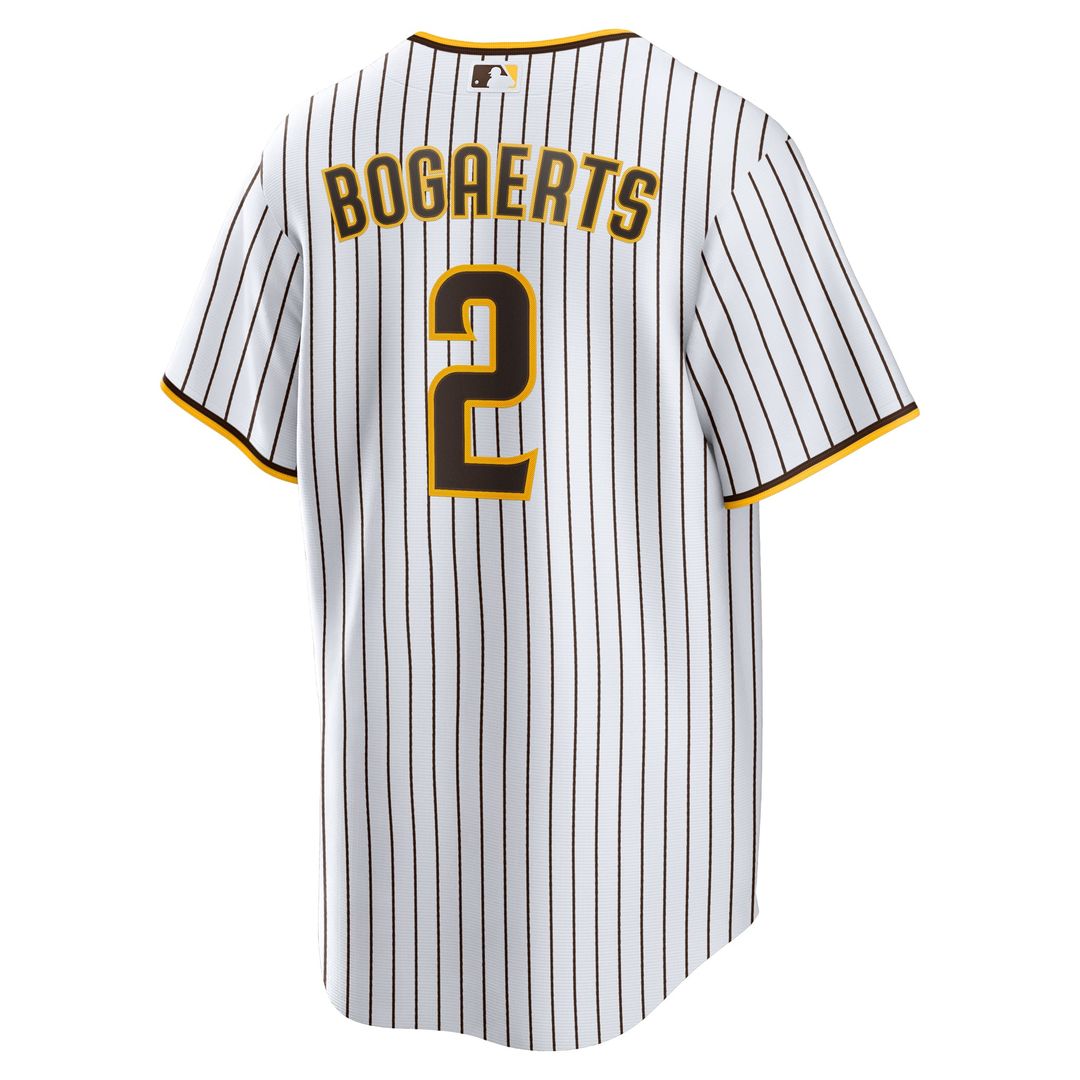 San Diego Padres Xander Bogaerts | Nike White/Brown Home Official Replica Player Jersey