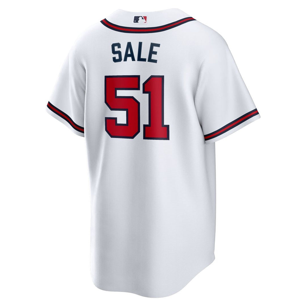 Atlanta Braves Chris Sale | Nike White Home Replica Jersey