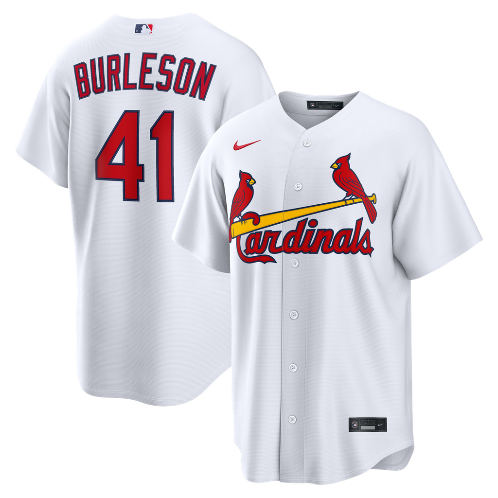 St. Louis Cardinals Alec Burleson | Nike White Home Replica Jersey