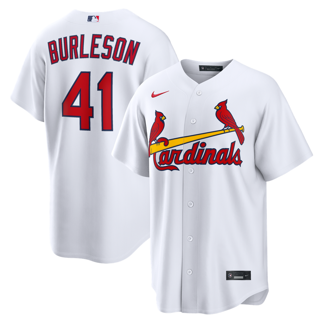 St. Louis Cardinals Alec Burleson | Nike White Home Replica Jersey