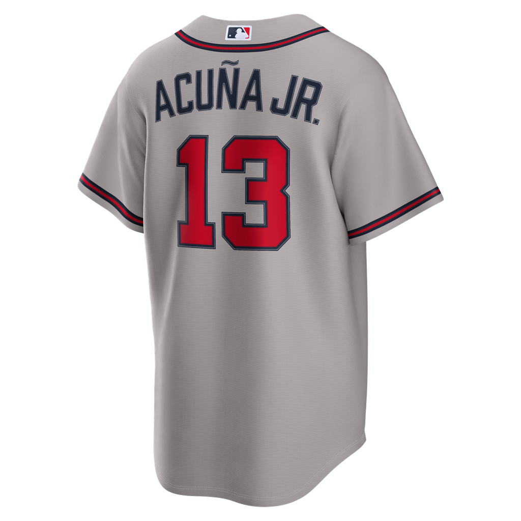 Atlanta Braves Ronald Acuña Jr. | Nike Gray Road Replica Jersey