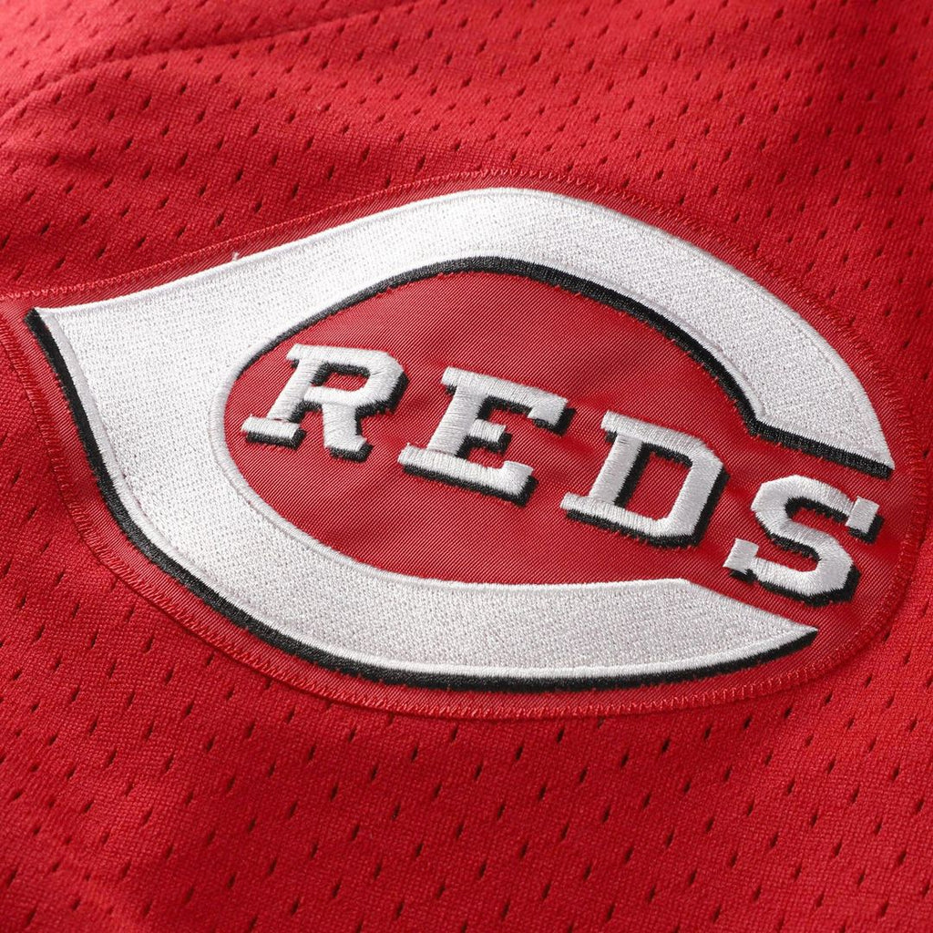 Cincinnati Reds Barry Larkin | Mitchell & Ness Red Throwback Cooperstown Mesh Batting Practice Jersey