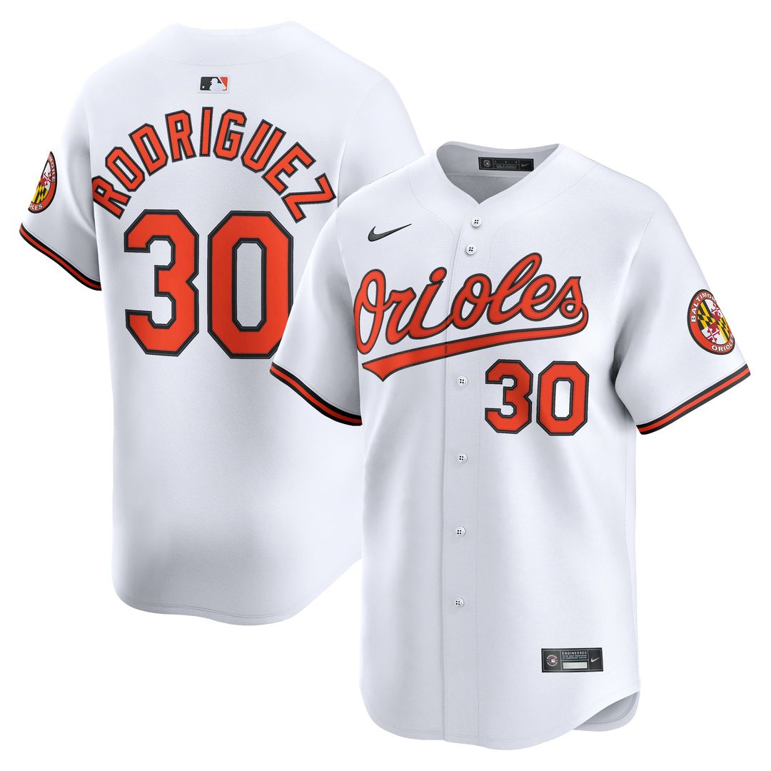Baltimore Orioles Grayson Rodriguez | Nike White Home Limited Player Jersey