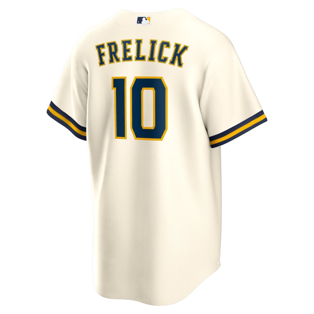 Milwaukee Brewers Sal Frelick | Nike Cream Home Replica Player Jersey