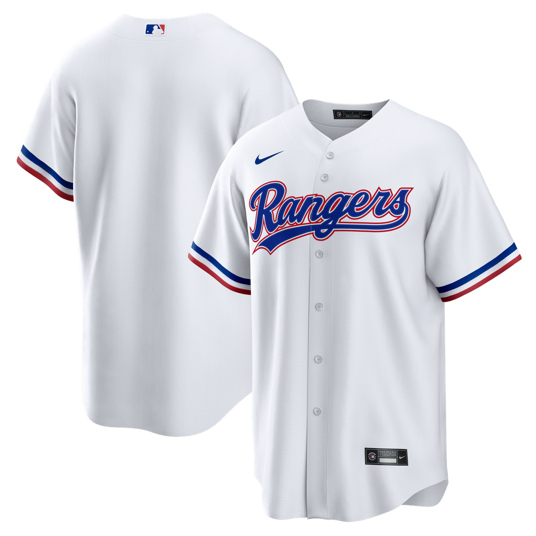 Texas Rangers | Nike White Home Big & Tall Replica Jersey