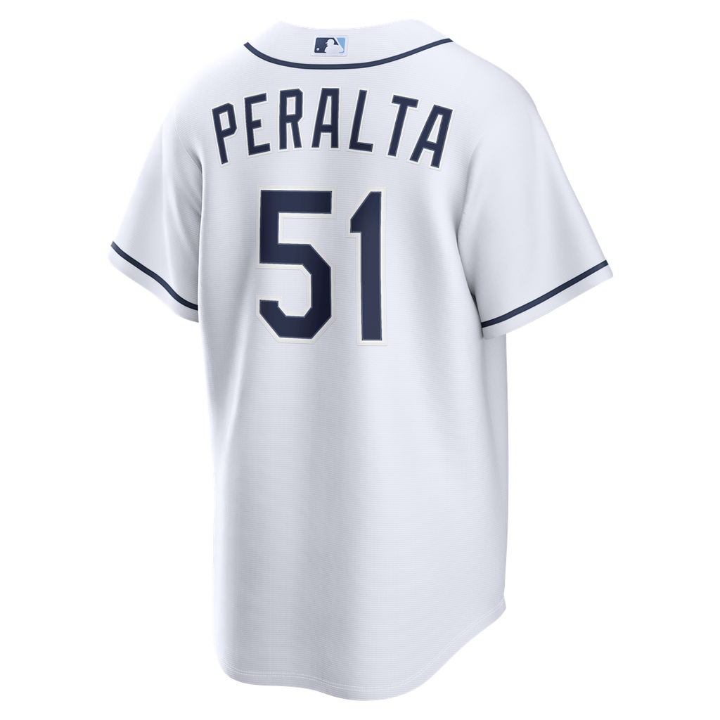 Tampa Bay Rays Freddy Peralta | Nike White Home Replica Jersey