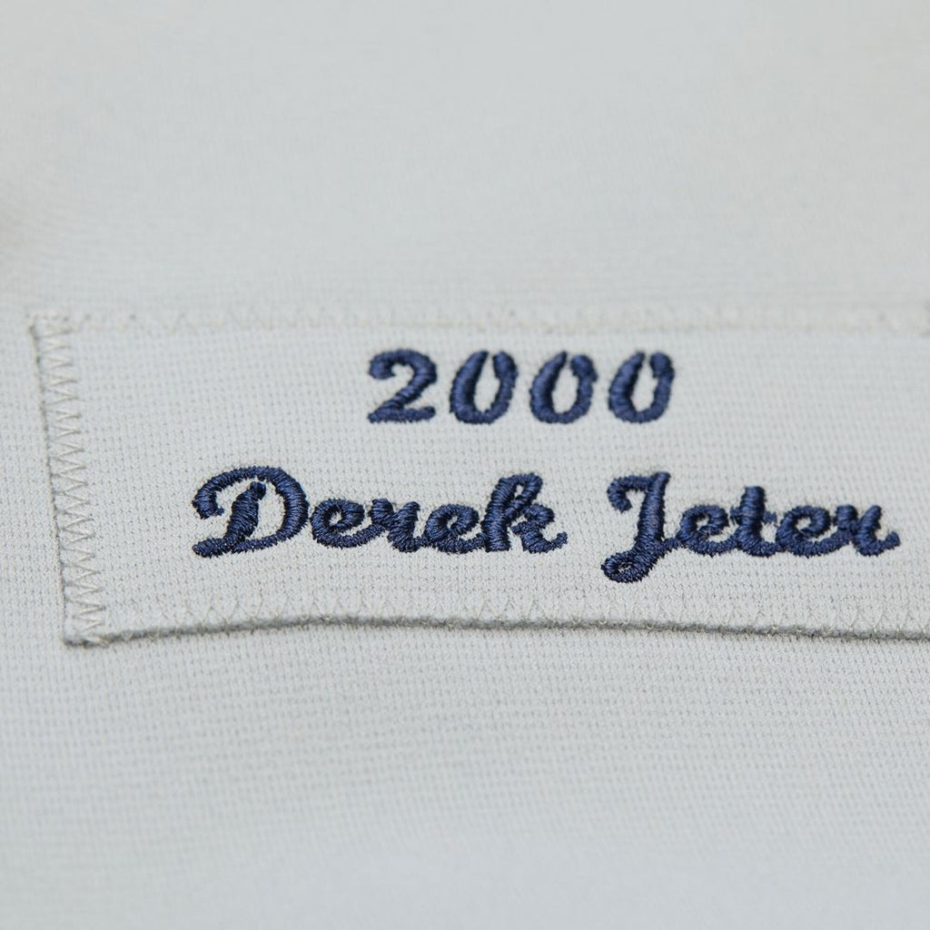 New York Yankees Derek Jeter | Mitchell & Ness Gray Cooperstown Collection 2000 World Series Authentic Jersey