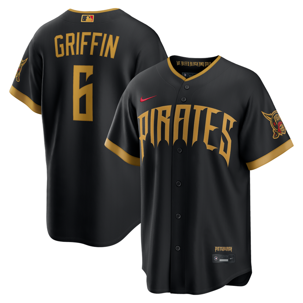 Pittsburgh Pirates Konnor Griffin | Nike Black 2026 City Connect Stadium Jersey