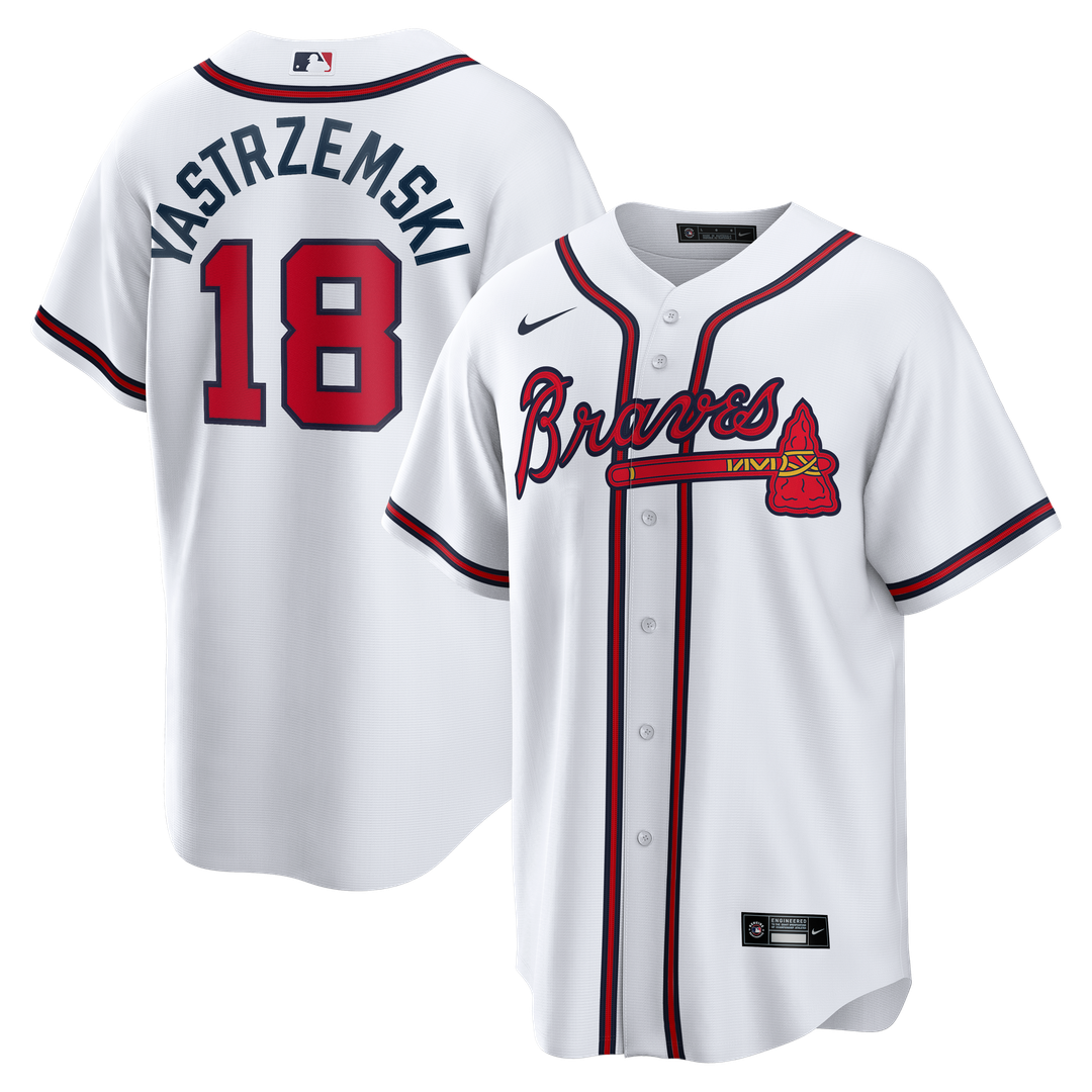 Atlanta Braves Mike Yastrzemski | Nike White Replica Jersey