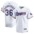 Texas Rangers Wyatt Langford | Nike White Home Limited Player Jersey