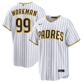 San Diego Padres Gage Workman | Nike White Home Replica Jersey