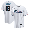 Miami Marlins Griffin Conine | Nike White Home Replica Jersey