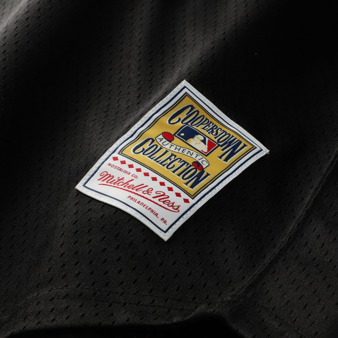 Chicago White Sox Bo Jackson | Mitchell & Ness Black Cooperstown Collection Big & Tall Mesh Batting Practice Jersey