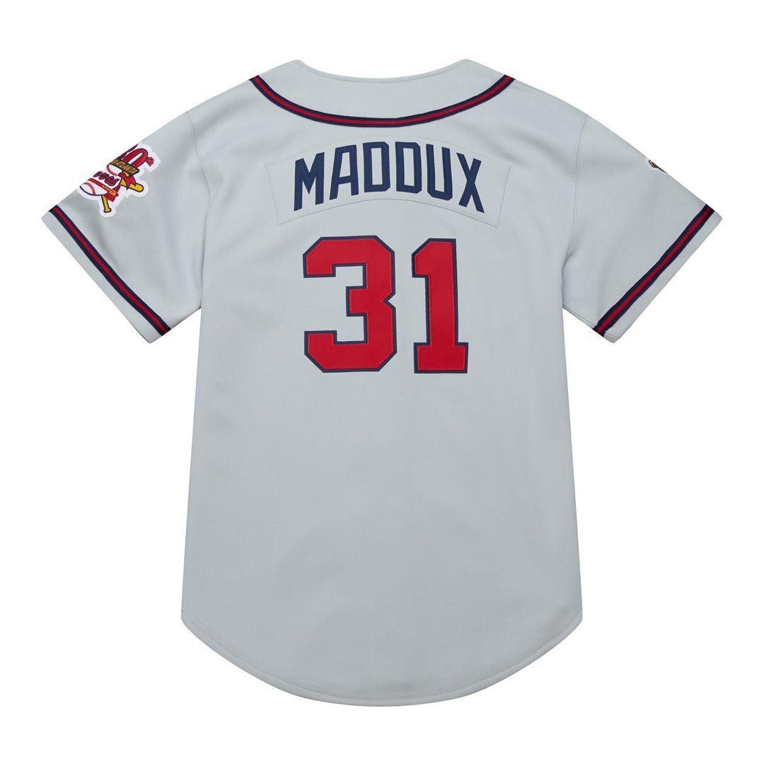 Atlanta Braves Greg Maddux | Mitchell & Ness Gray 1995 Throwback Authentic Jersey