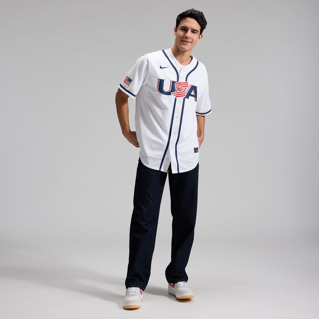 USA Baseball Aaron Judge | Nike White 2026 World Baseball Classic Home Stadium Jersey