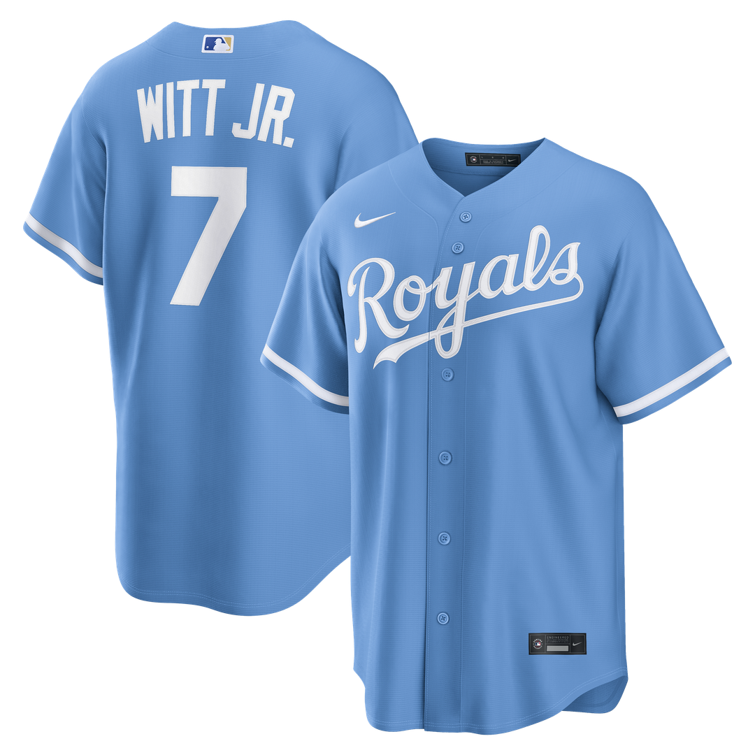 Kansas City Royals Bobby Witt Jr. | Nike Royal Alternate Replica Jersey